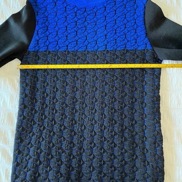 SWEATER 20.52 Short Sleeve Crew Neck Made Italy Minimalist Geometric Modern Chic - Picture 12 of 12